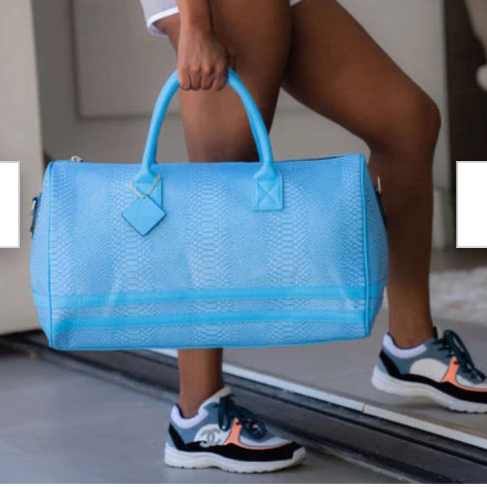 Tote and Carry Blue Apollo XL Duffle